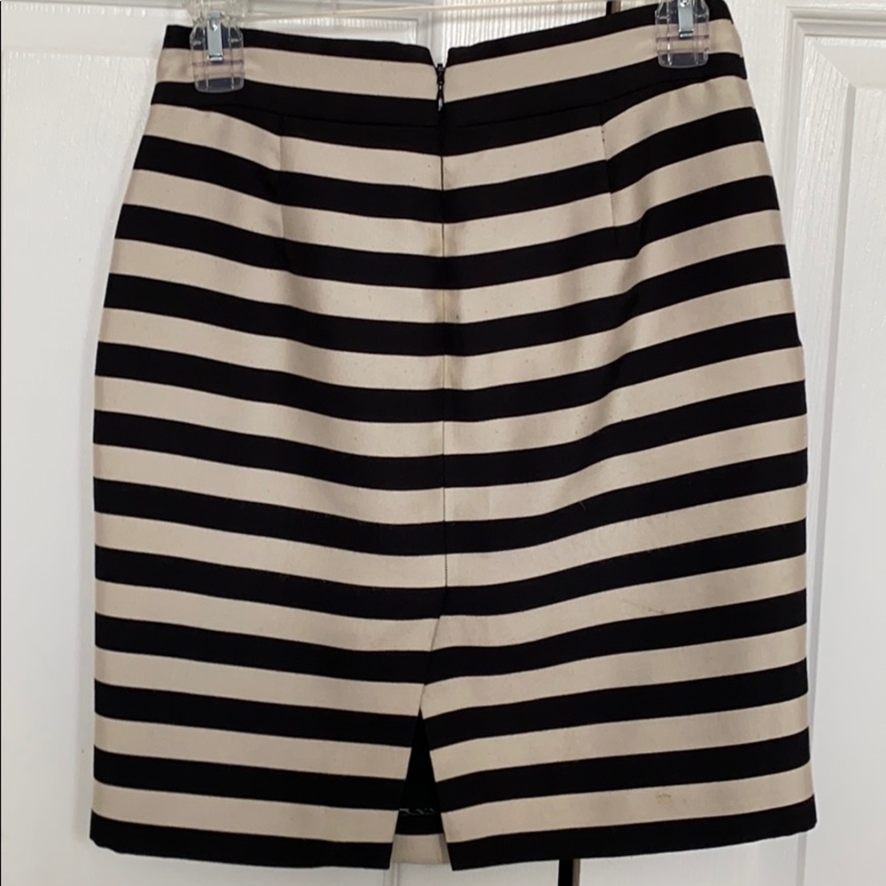Black and White(ish) Striped Skirt - Picture 4 of 6